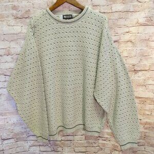 Megalos Men's Silver Ash Sweater w/Black Specks Size 2XT